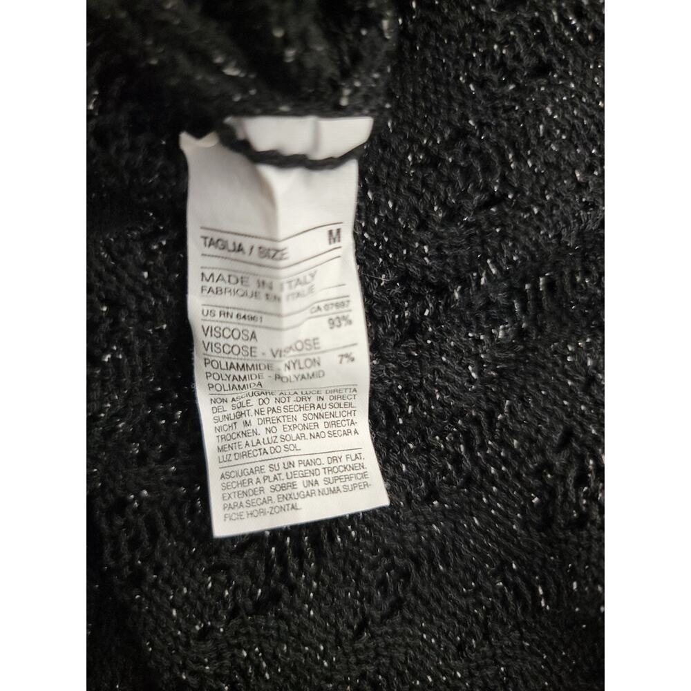 Sisley Black Open-Knit Sweater - Picture 8 of 9
